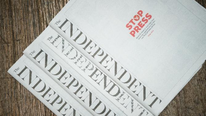 The Independent artık basılmayacak