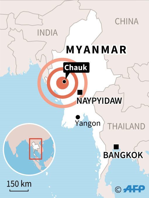 Myanmar’da 6.8 şiddetinde deprem