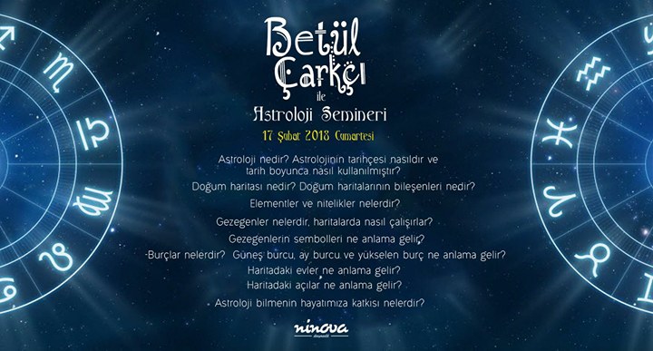 Betül Çarkçı ile astroloji semineri