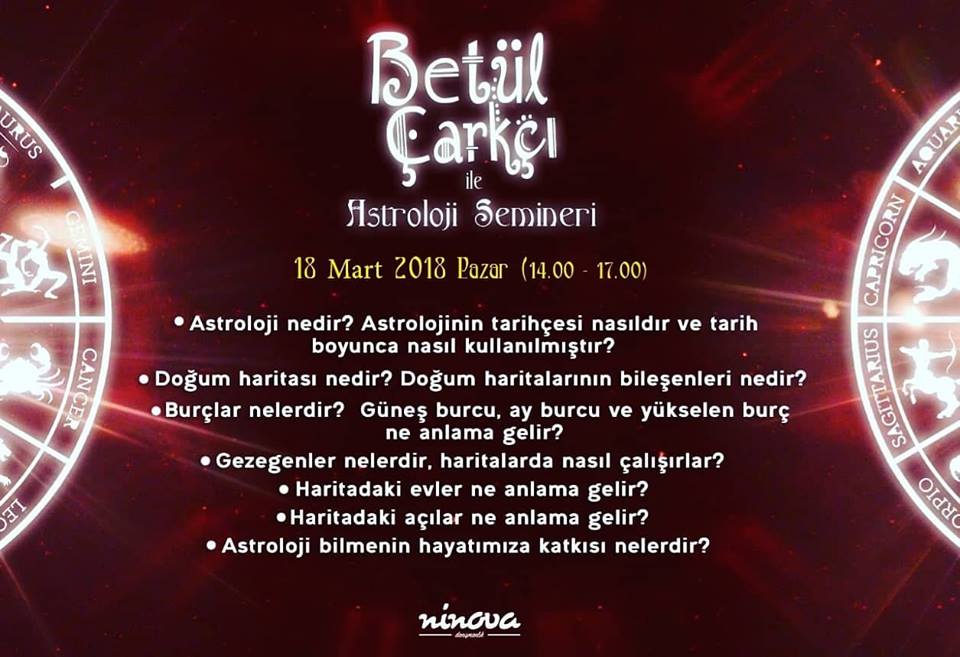 Betül Çarkçı ile Astroloji sohbetleri devam ediyor