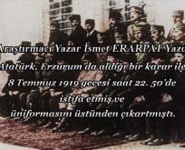 Atatürk Erzurum Kongresi’ne hangi elbiseyle katılmıştı?