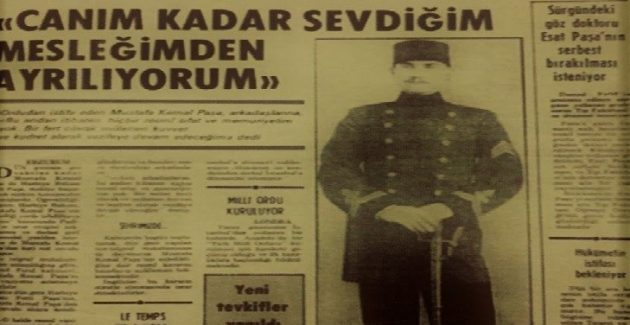 8 Temmuz 1919 Üniformaya veda…