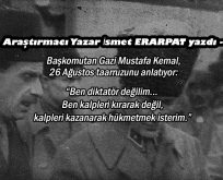 Başkomutan Gazi Mustafa Kemal 26 Ağustos taarruzunu anlatıyor