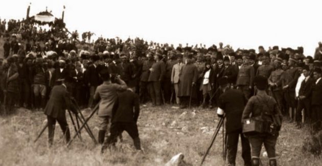 Atatürk ‘Meçhul Asker Anıtı’nın Temel Atma Töreninde